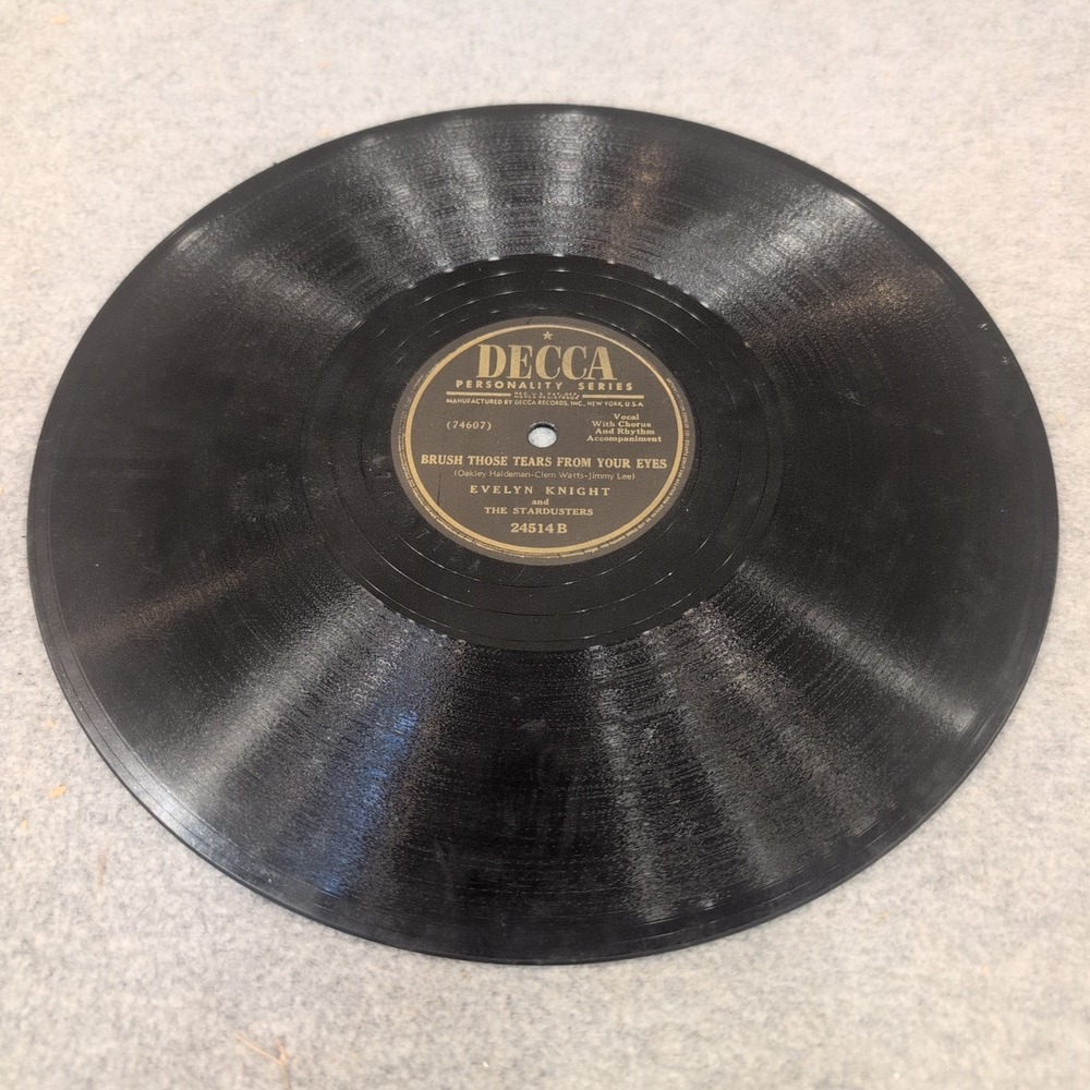 Evelyn Knight A Little Bird Told Me Decca 24514 78 RPM Shellac Record‎ 1948 VG - Picture 4 of 4